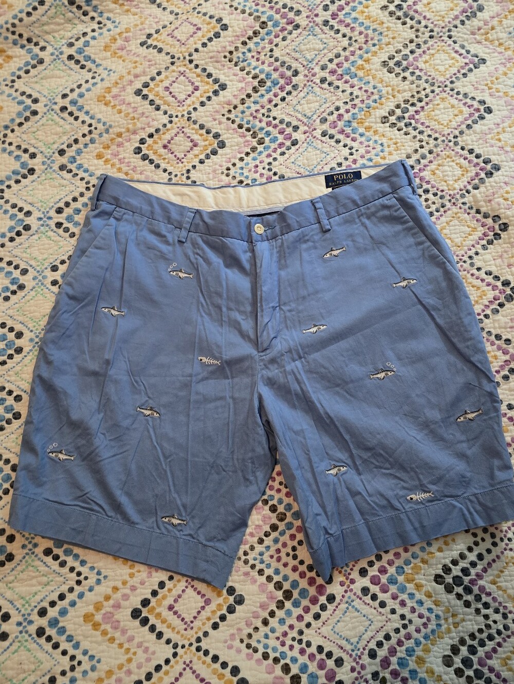 Polo Ralph Lauren Shorts Embroidered Fish Shorts